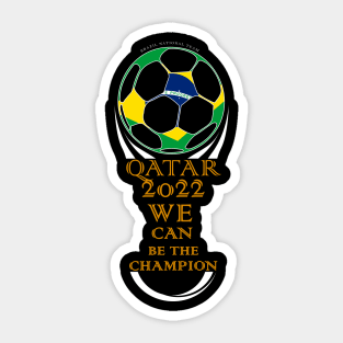 Brazil in Qatar world cup 2022 Sticker